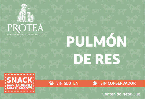 Pulmón de Res Deshidratado